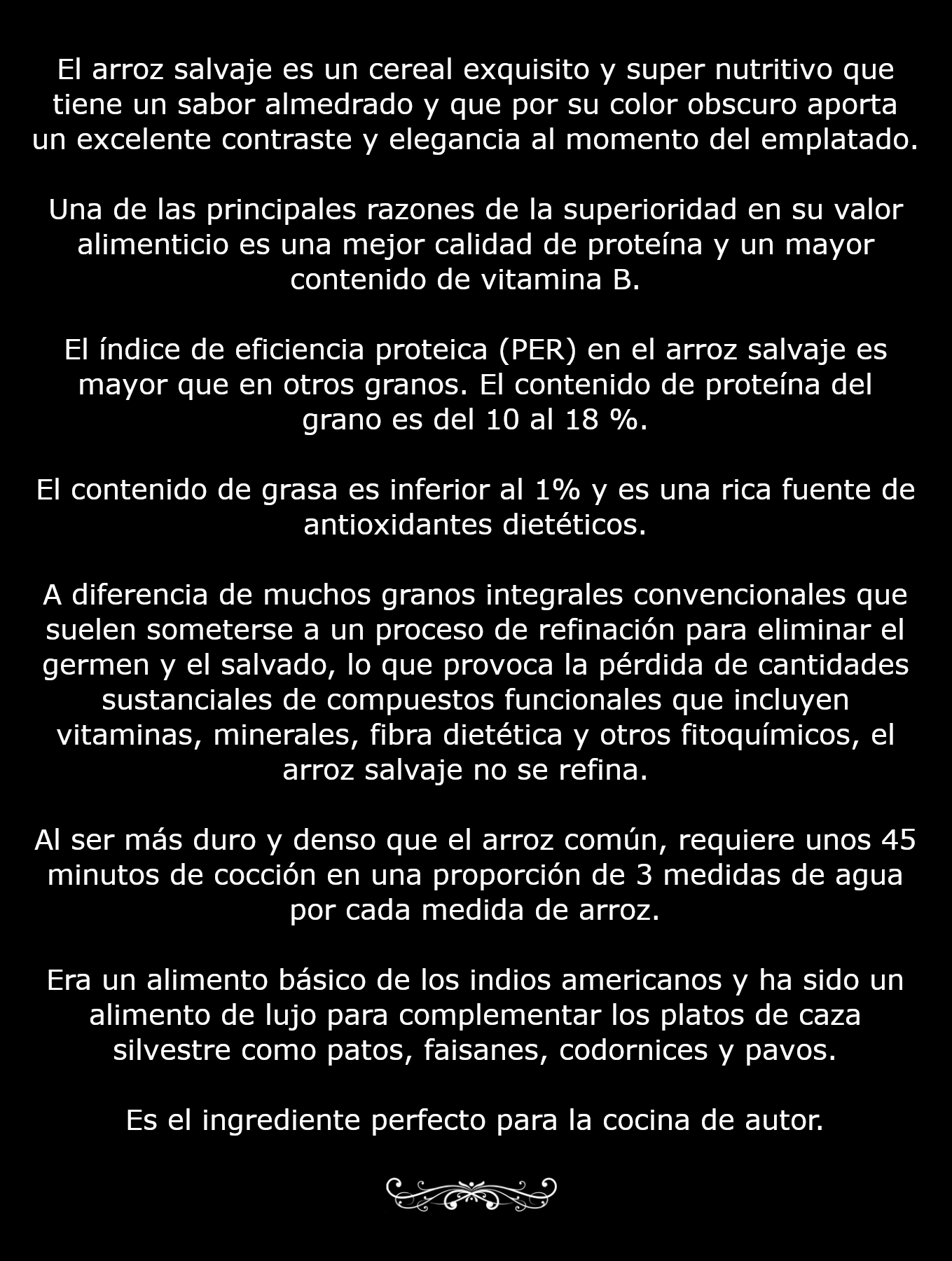 Características y beneficios del arroz salvaje orgánico Verdesazón