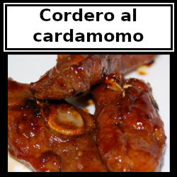 Receta: cordero caramelizado con mandarina y cardamomo