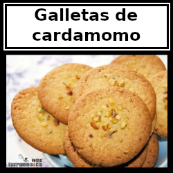 Receta: galletas de cardamomo y pistacho