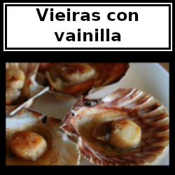 Receta: vieiras de vainilla